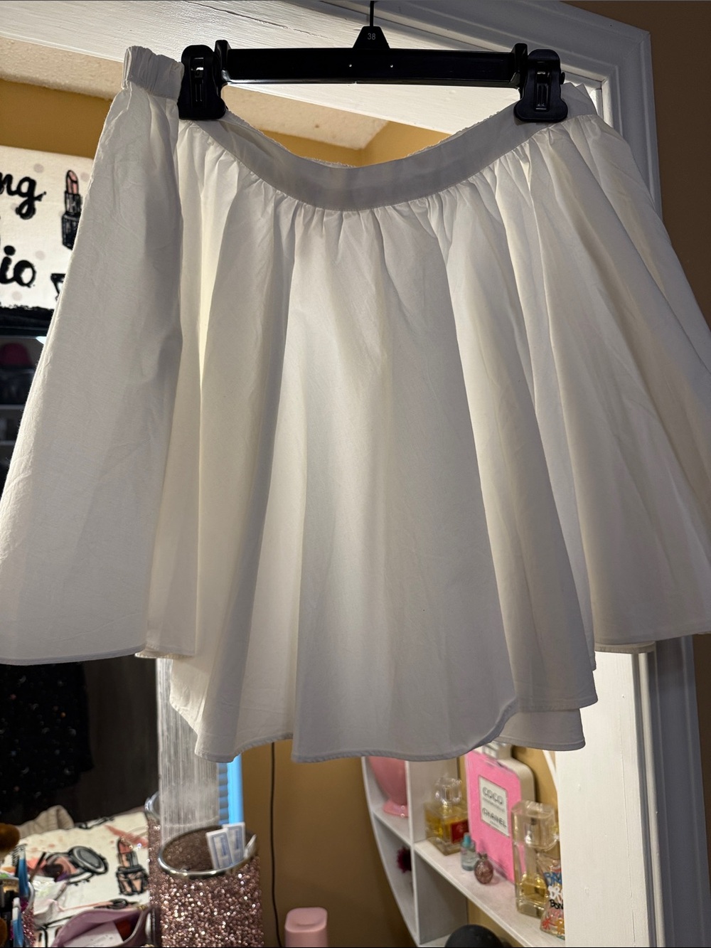 Women’s Free people BNWOT White Flared Skirt - Classic Lightweight A-Line.